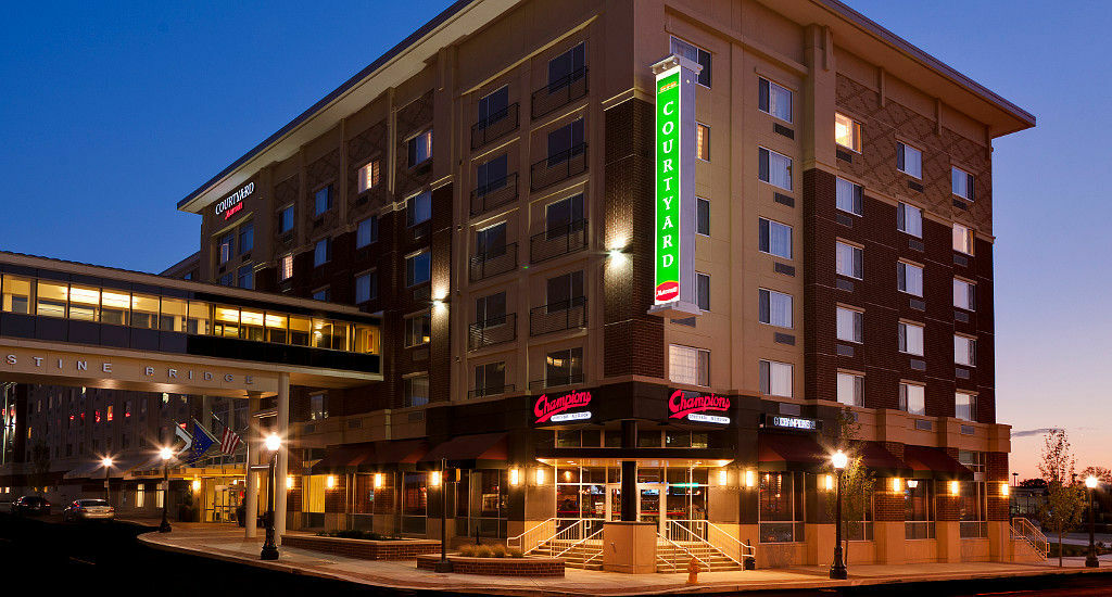 Courtyard Fort Wayne Downtown At Grand Wayne Convention Center Hotel Ngoại thất bức ảnh